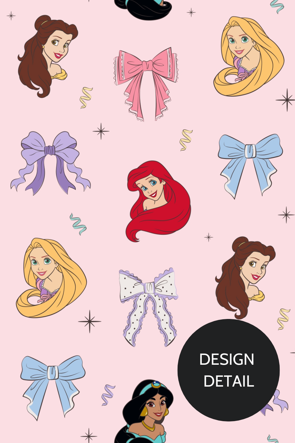 Disney Princess Women’s 3-Pocket Scrub Top, Happily Ever After