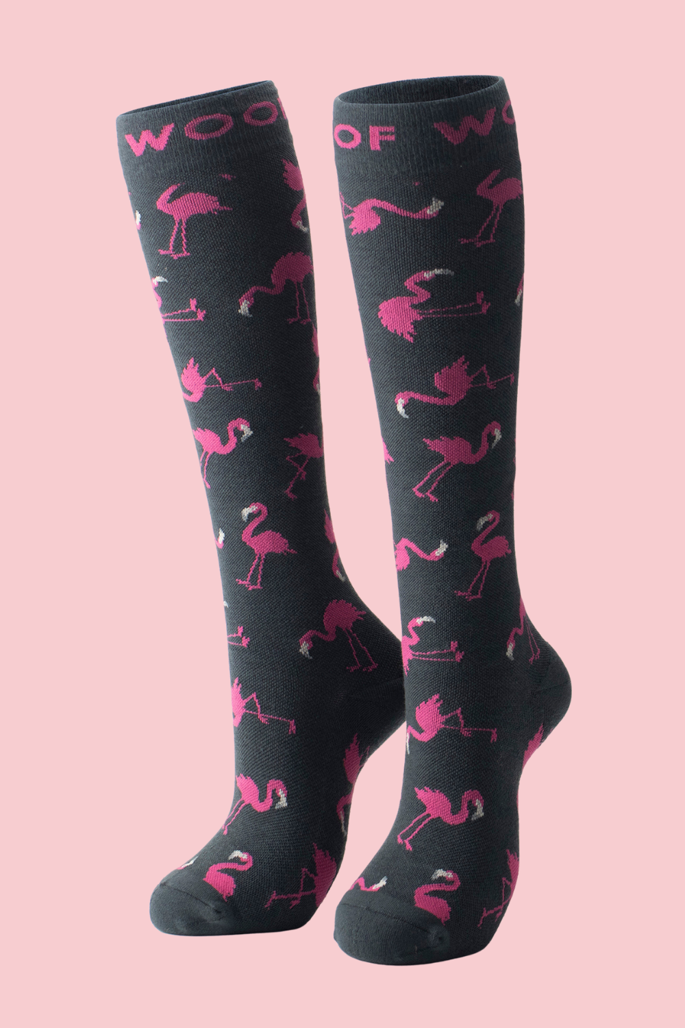 Flamingo Bamboo Compression Socks