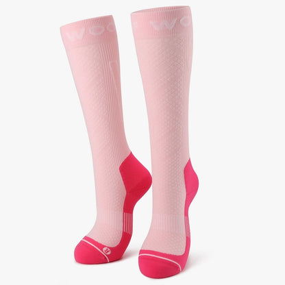 Pink Performance Compression Socks