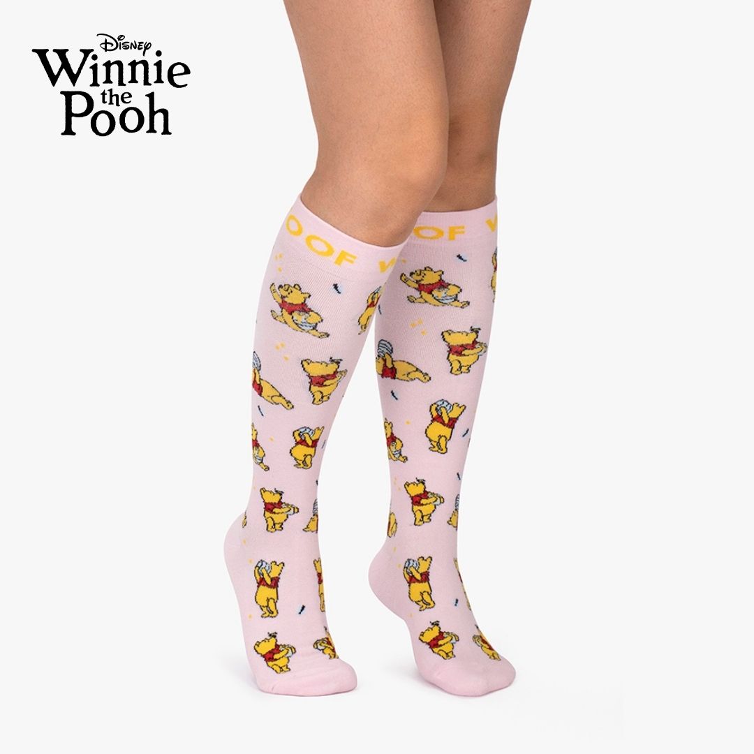 Disney’s Winnie the Pooh Bamboo Compression Socks, Honey Pot