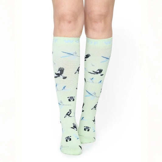 Swooping Season Bamboo Compression Socks