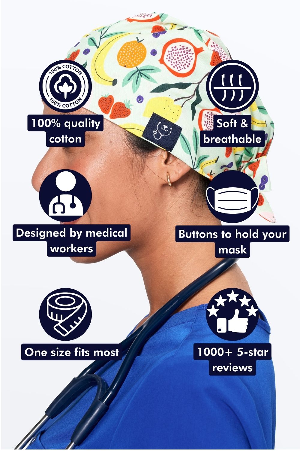 Five A Day Scrub Cap