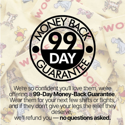 Disney’s Winnie the Pooh Bamboo Compression Socks, Easter Egg Hunt