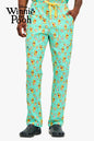 Disney’s Winnie the Pooh Men’s Cargo Scrub Pants, Easter Egg Hunt