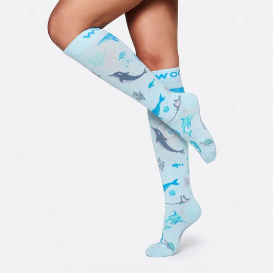 Under the Sea Bamboo Compression Socks