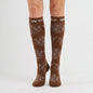 Pressed Flowers Bamboo Compression Socks