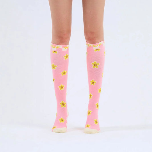 Daisy Delight Bamboo Compression Socks