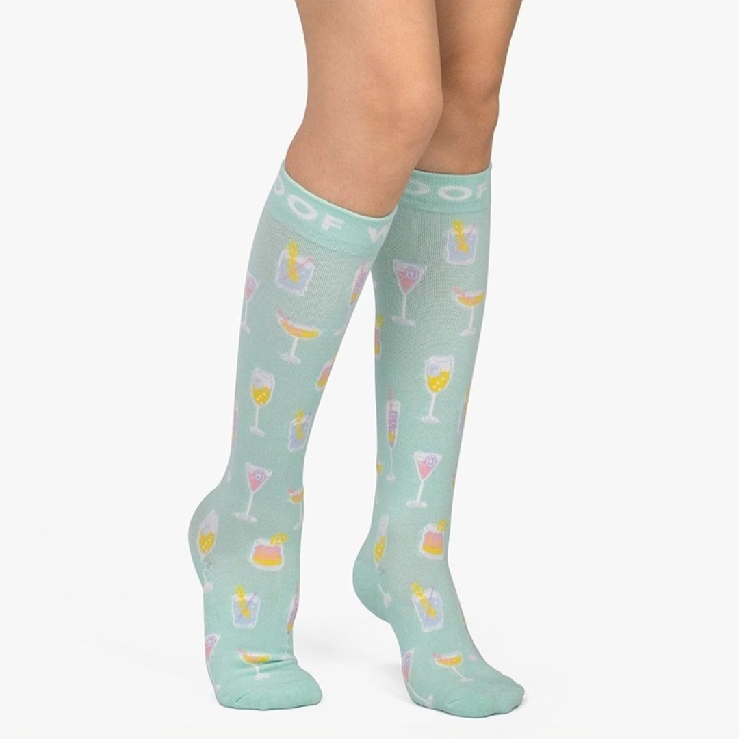 Cocktail Hour Bamboo Compression Socks – Dr Woof Apparel B2B