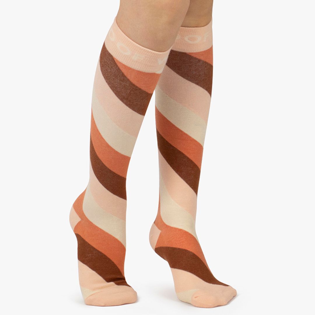 Desert Strata Bamboo Compression Socks