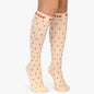 Polka Dots Bamboo Compression Socks