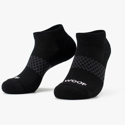 Black Bamboo Ankle Compression Socks