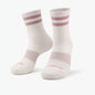 Double Pink Stripes on White
