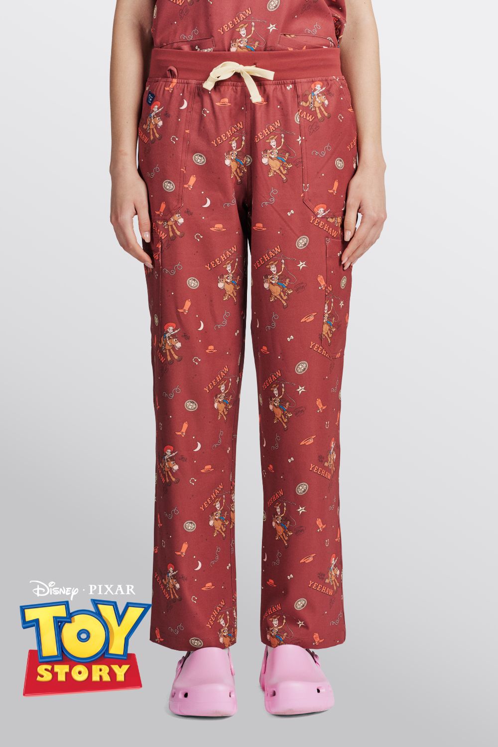 Disney & Pixar’s Toy Story Women’s Scrub Set, Yeehaw