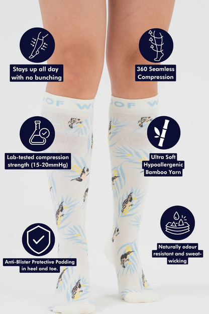 Wattlebirds Bamboo Compression Socks
