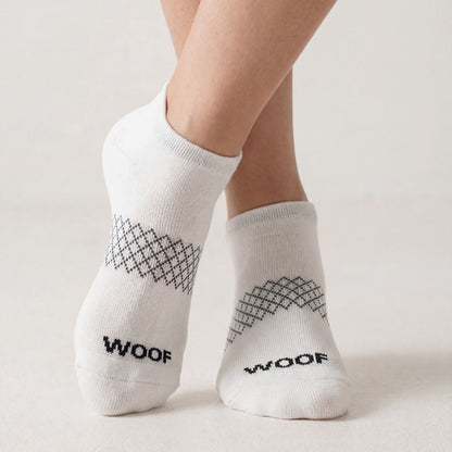 White Bamboo Ankle Compression Socks