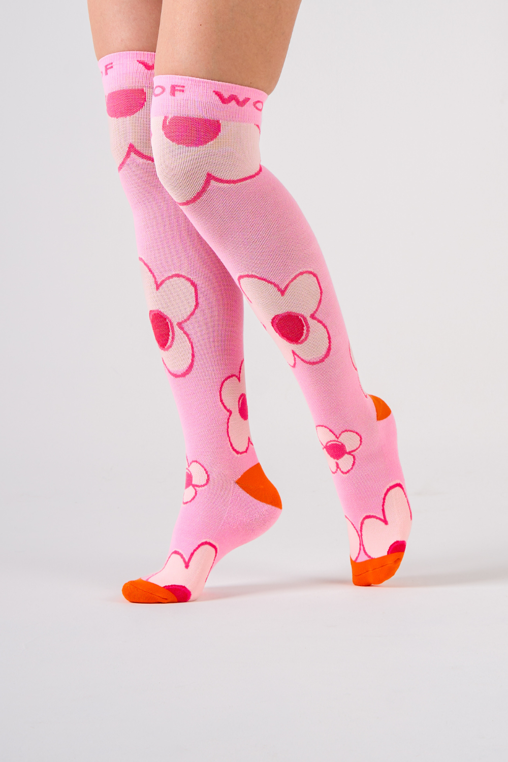 Flower Power Bamboo Compression Socks