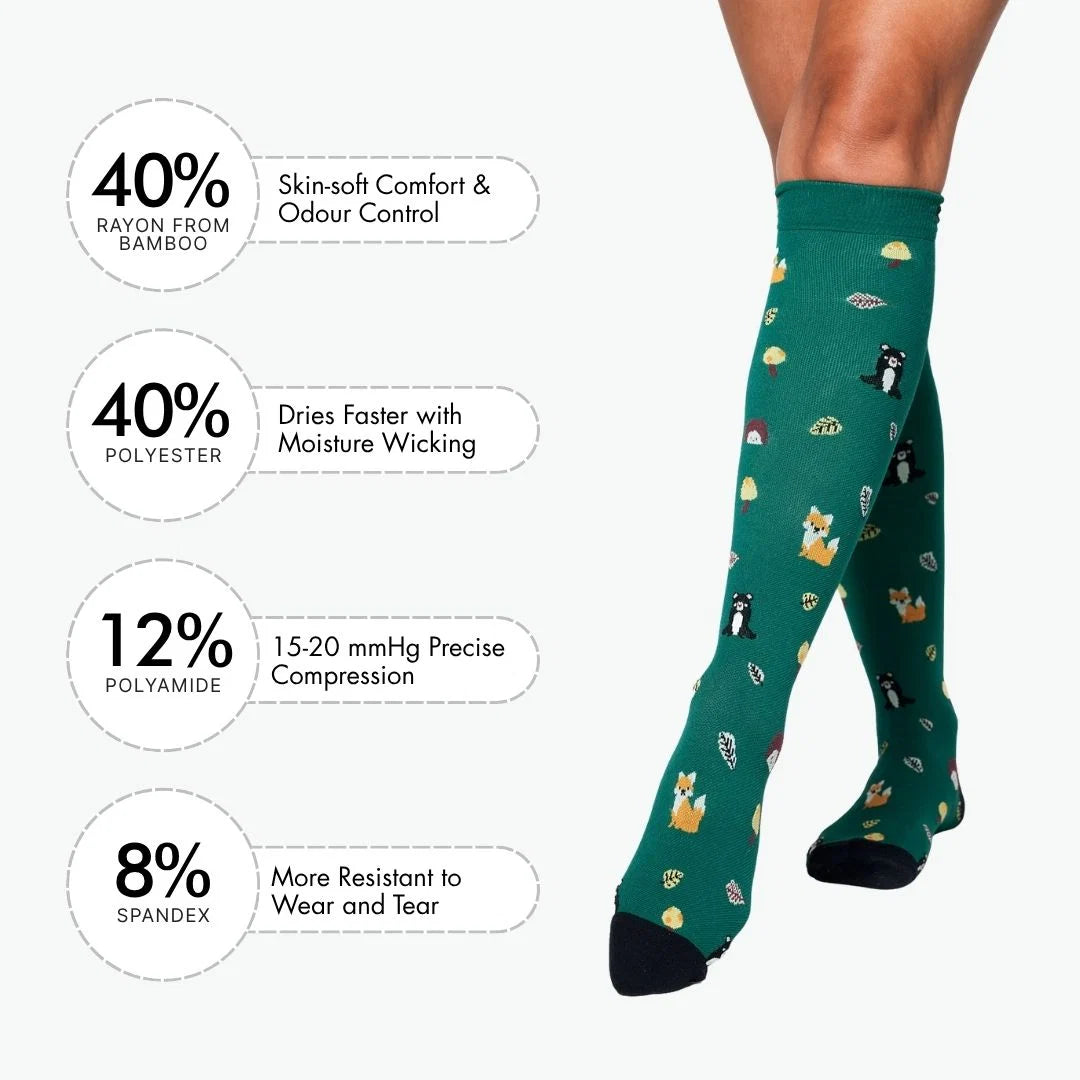 Woodland Bamboo Compression Socks