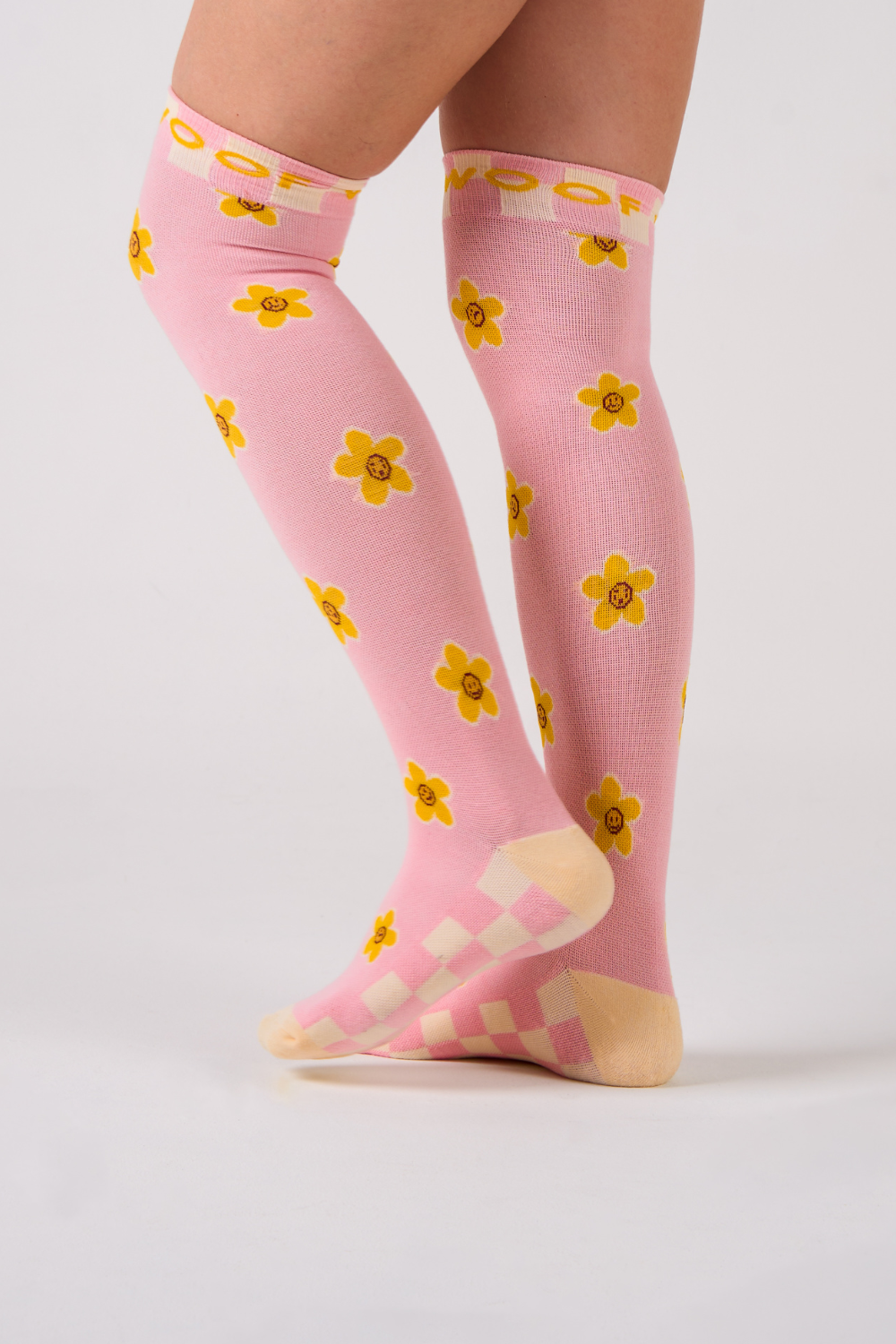 Daisy Delight Bamboo Compression Socks