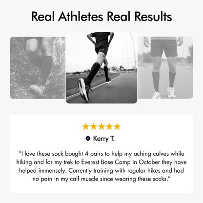 Black  Performance Compression Socks