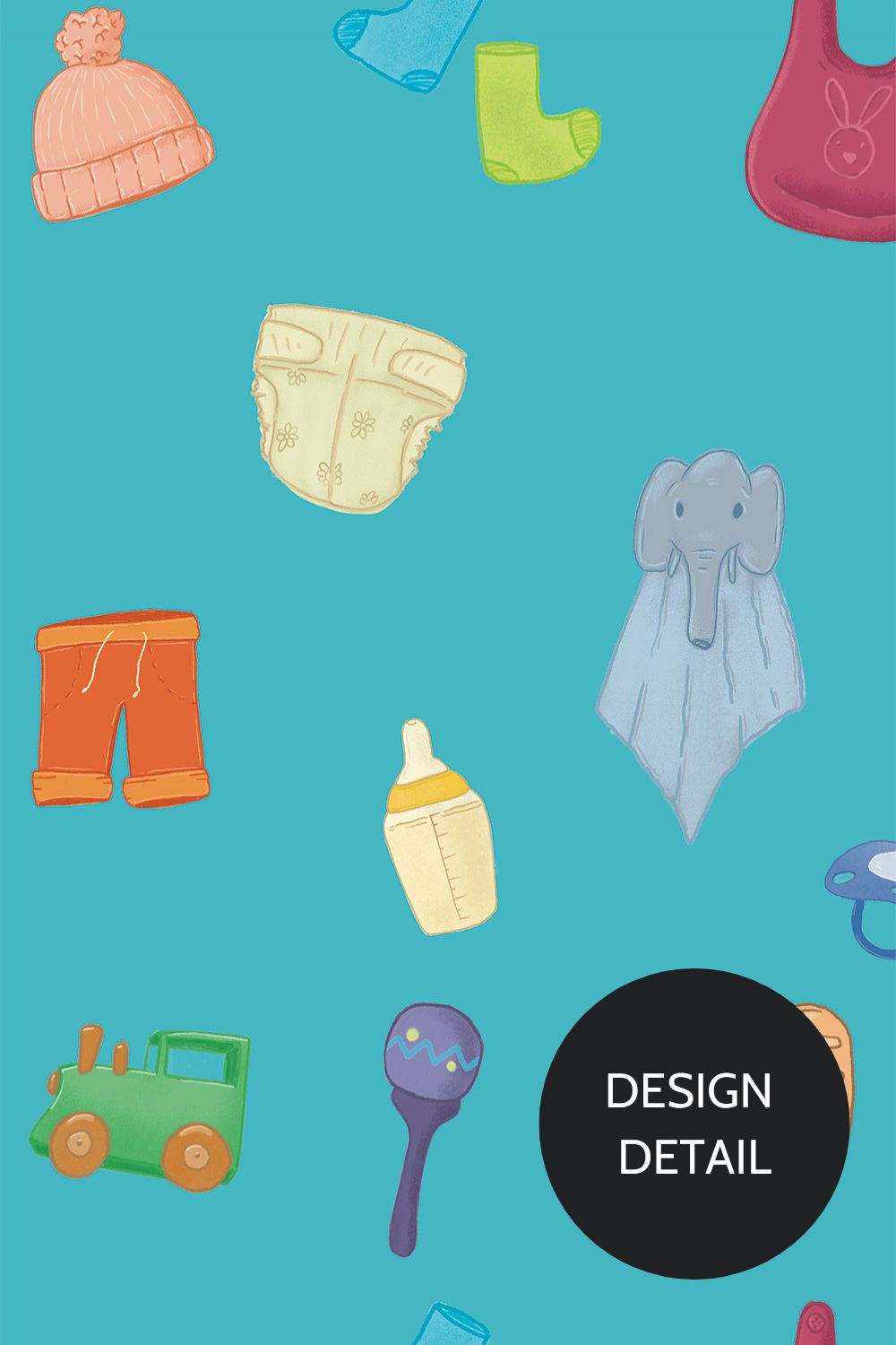 Dr. Woof Goo Goo Gaa Gaa Surgical Scrub Cap Closeup 