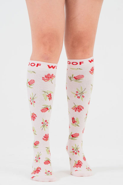 Bushland Blooms Bamboo Compression Socks