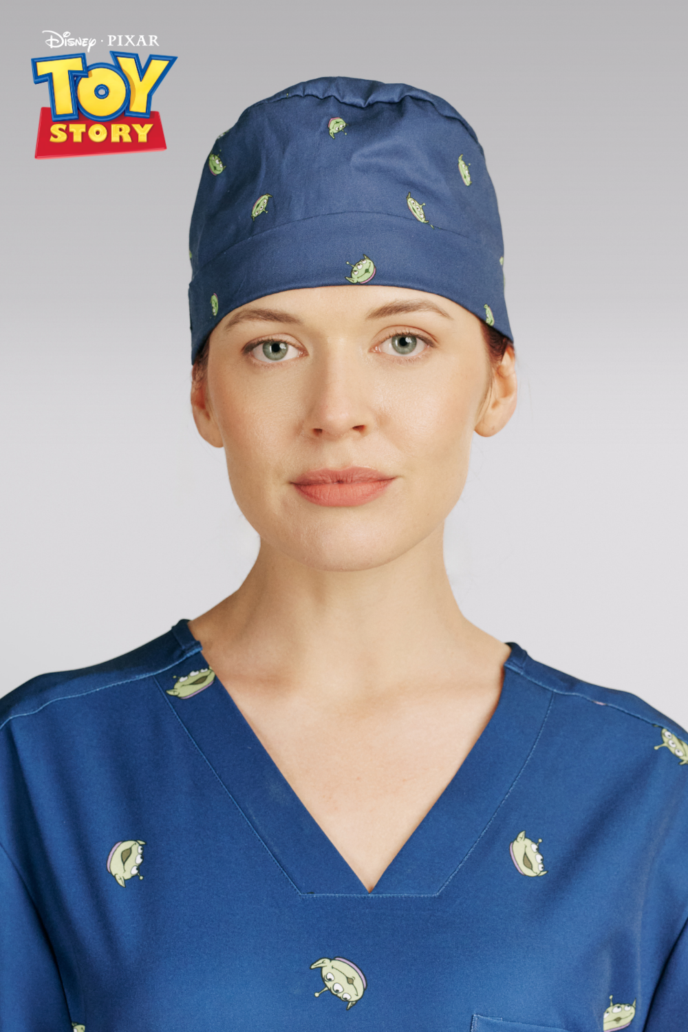 Disney & Pixar’s Toy Story Women’s Scrub Cap, Little Green Men