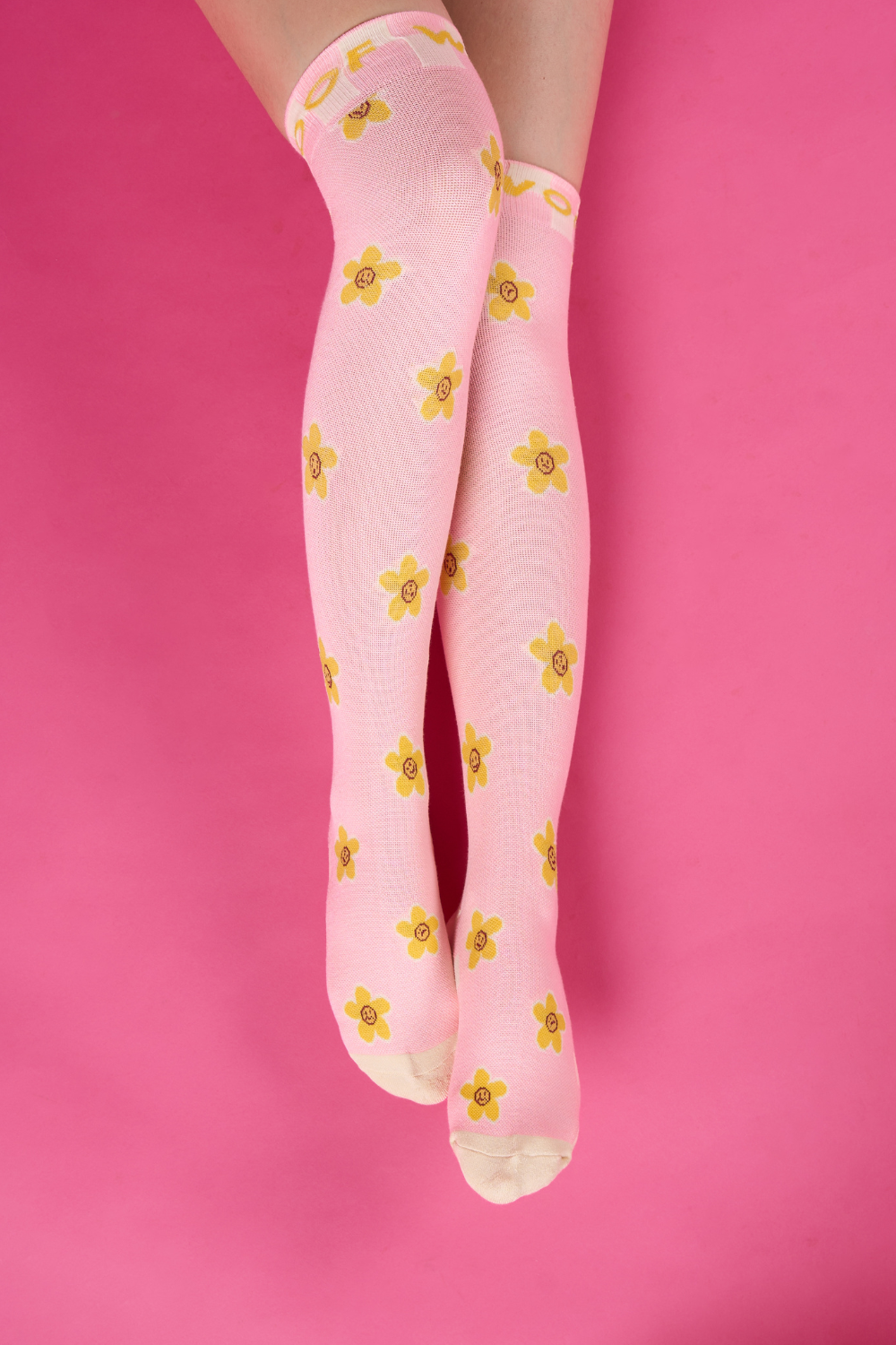 Daisy Delight Bamboo Compression Socks