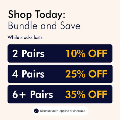 Pinstripe Bamboo Compression Socks