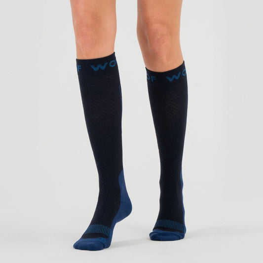 Navy Performance Compression Socks