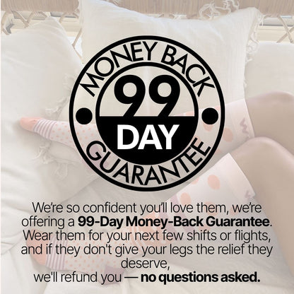 Chill Sunday Stripes Bamboo Compression Socks