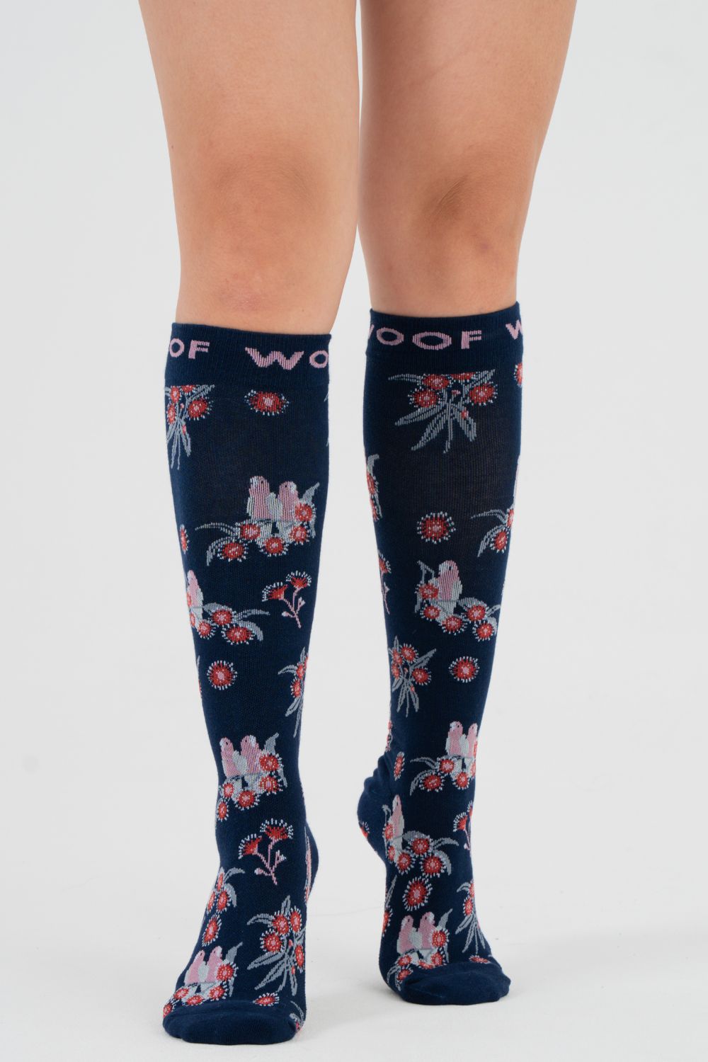 Australian Red Flowering Gum Bamboo Compression Socks