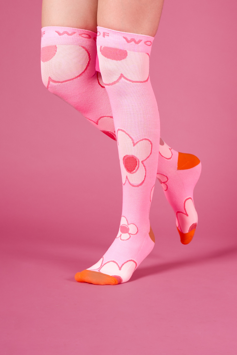 Flower Power Bamboo Compression Socks