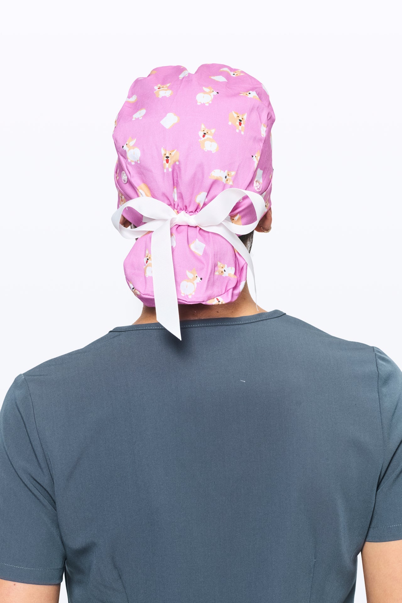 Loafing Corgis Scrub Cap