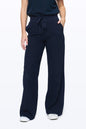 Women's High-Waisted Flare Scrub Pants - Navy