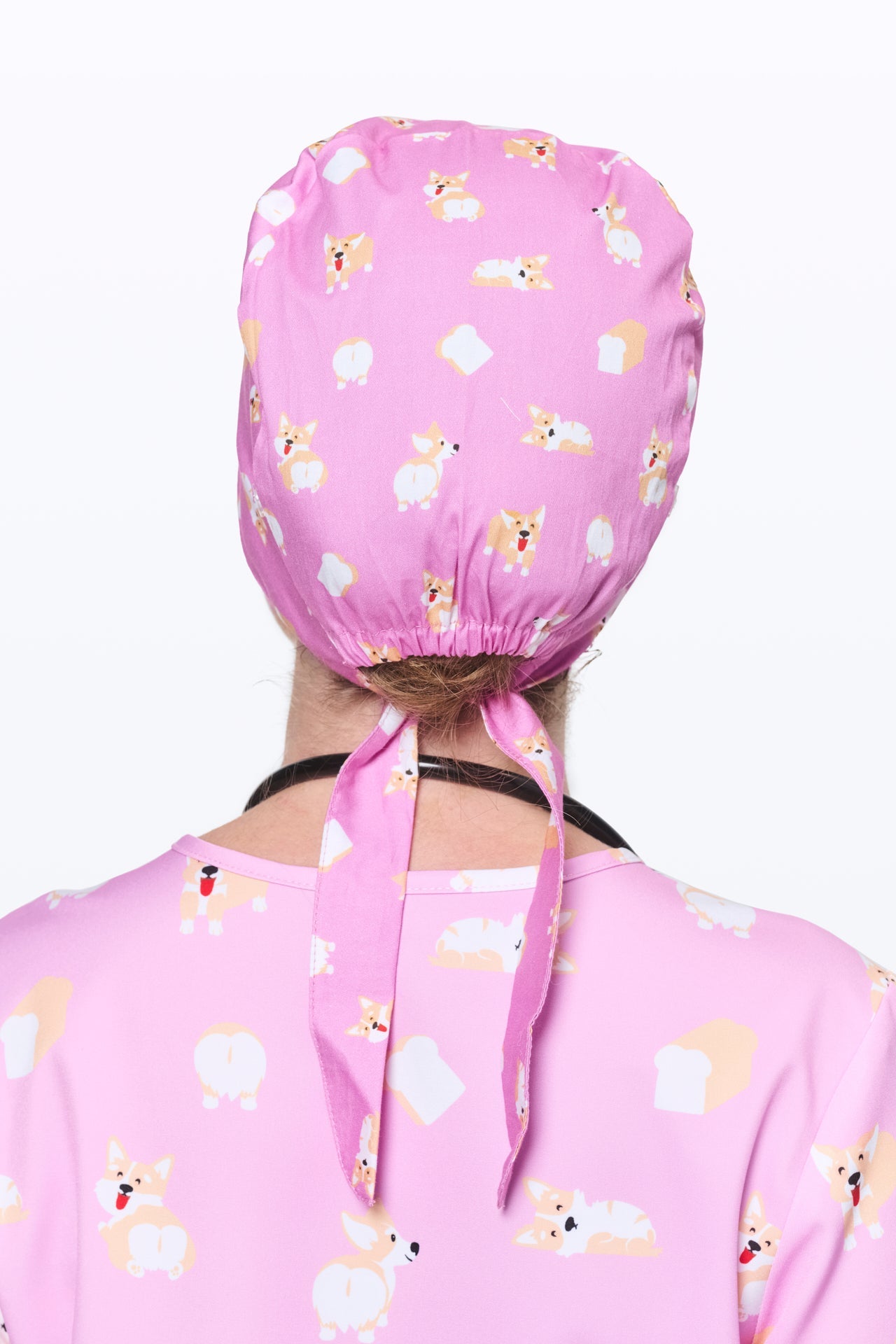 Loafing Corgis Scrub Cap