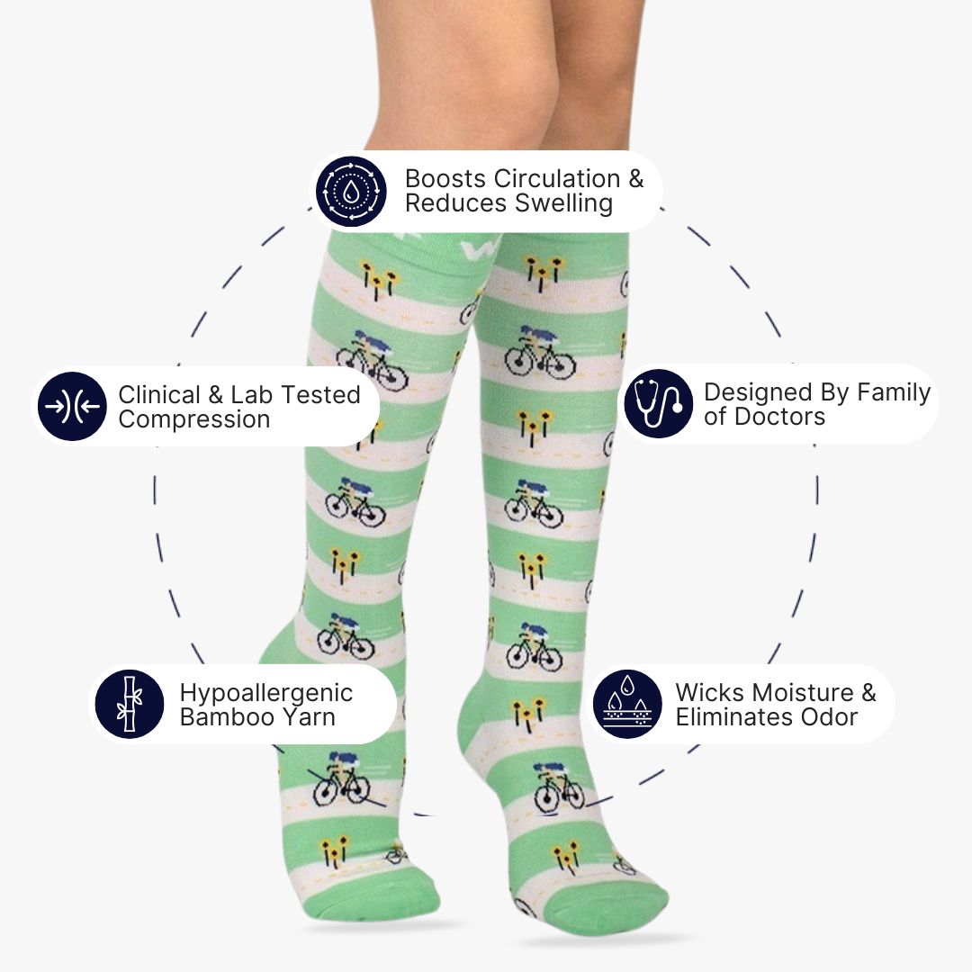 Tour de Socks Bamboo Compression Socks