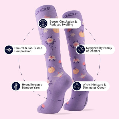 Disney Bamboo Compression Socks, Fairytale Magic