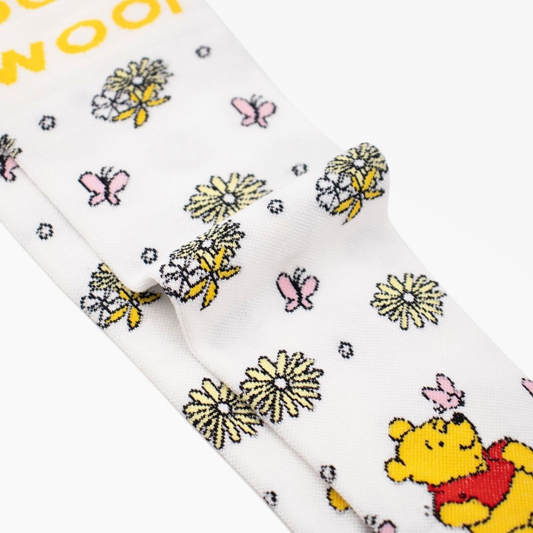 Disney’s Winnie the Pooh and Friends Bamboo Compression Socks, Flower Patch