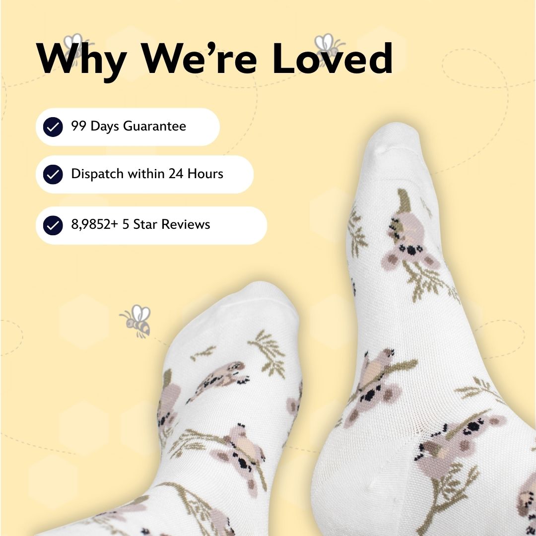 Disney’s Winnie the Pooh Bamboo Compression Socks, Easter Egg Hunt