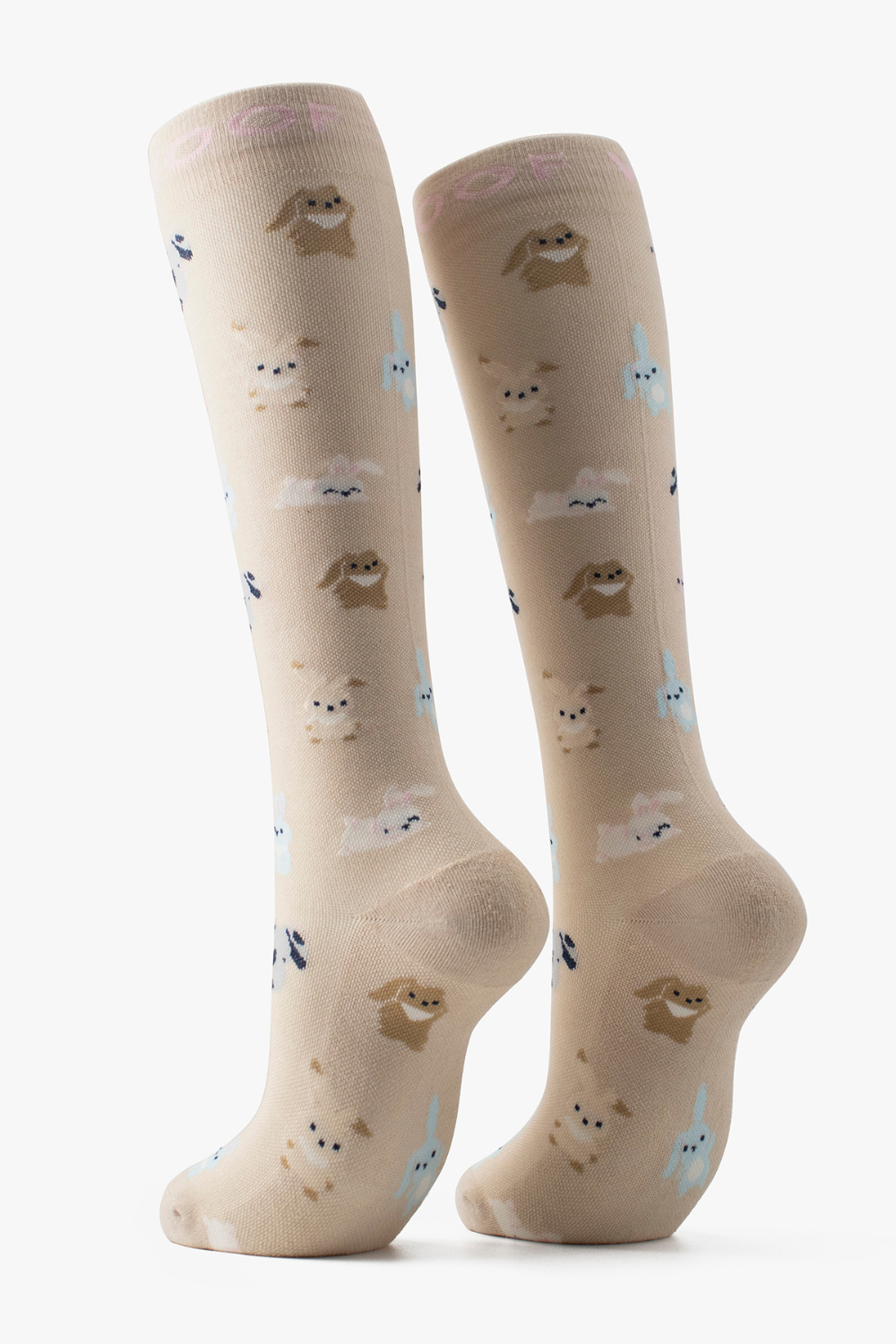 Bunnies Bamboo Compression Socks