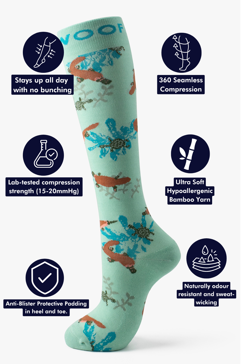 Platypus Bamboo Compression Socks