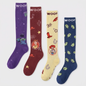 4 pairs of bamboo compression socks with designs inspired by Disney and Pixar’s Toy Story. 